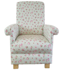Armchair Floral Green Clarke