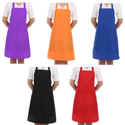 Plain apron with front - plain,