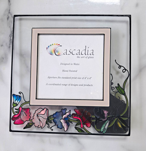 Cascadia glass hand painted - glass,