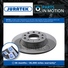 2x Brake Discs Pair Solid fits
