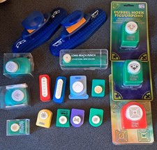 Paper Punches For Crafting, 17 Assorted, Mixed Range, Carl, Tomtas, Fiskars etc.