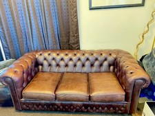 Genuine Leather Chesterfield