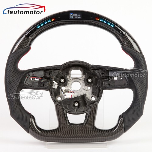 Real carbon fiber led steering - carbon,