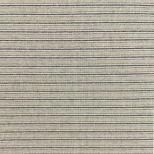 Yale Ticking Stripe Linen Fabric Charcoal | Double Width 280cm Wide | Curtains