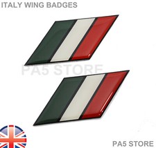 2x Italy Flag Wing / Fender