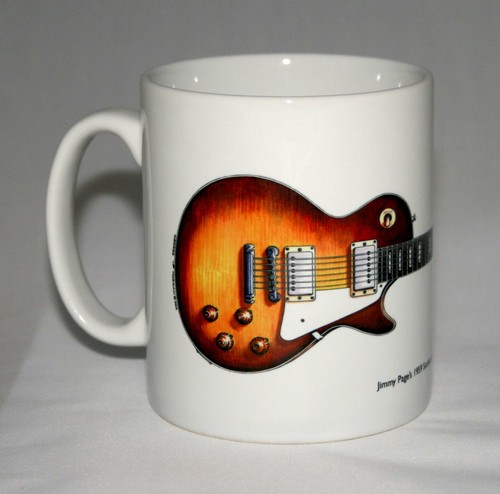Guitar mug jimmy page - mug.,