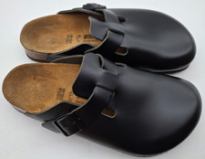 Birkenstock Professional Boston, Black Leather Clogs -  UK 5.5, EUR 39 Regular