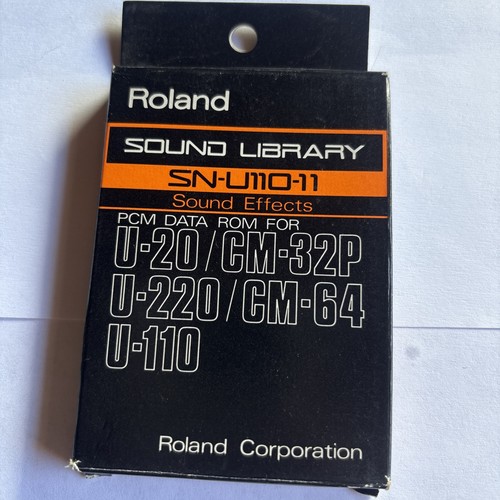 Roland sound library card - roland,