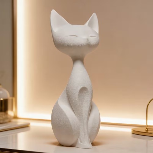 Elegant sitting cat - sitting,