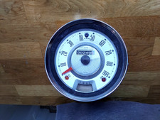 CLASSIC MINI MK1 1 SMITHS SILVER FACED MORRIS SPEEDOMETER SPEEDO CLOCK DIAL ?NOS