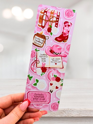Cowboy romance bookmark book - romance,