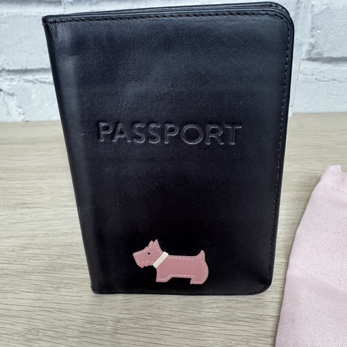Radley brown leather passport - brown,