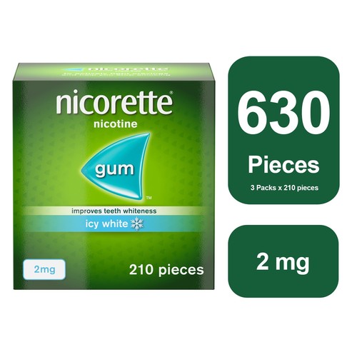 Nicorette icy white - gum, 3