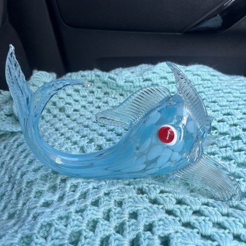 Vintage hand blown - blown, glass