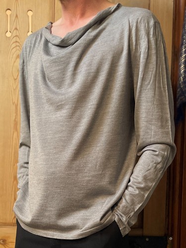 Grey cos merino wool silk - wool,