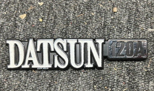 Datsun 120a boot lid - datsun, badge