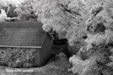 Infrared Modified 720nm Sony a200 camera body. Converted IR.