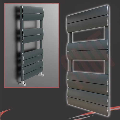 Heated towel rail - towel, aluminium