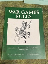WRG Renaissance Wargame Rules