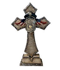 Standing Cross Police Badge