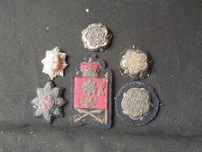 Coldstream Guards bullion mess dress collar and arm badges.