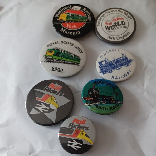 Railway pin badges - x, 7