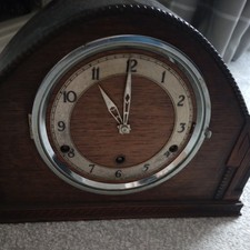 1920s Art Deco Mantle Clock Westminster Chimes and Tower Engraving not working 