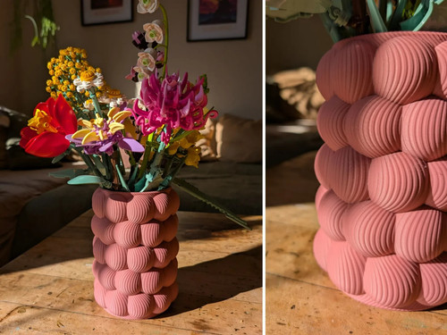 Lego flower vase - flower,