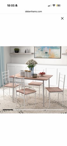 Piece dining table set - 5-piece,