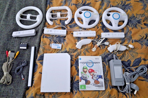 Nintendo wii white console - wii,