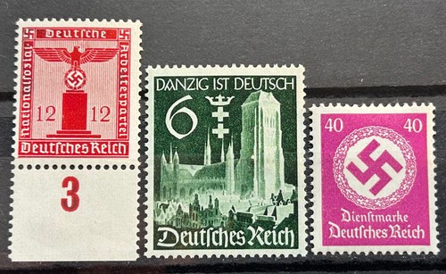 German stamps reich officials - german,