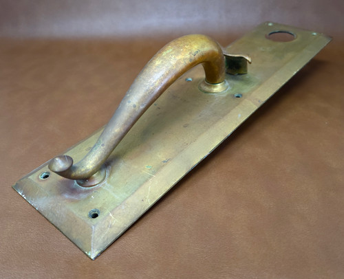 Antique art nouveau brass - art,