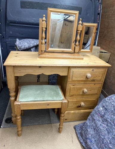 Antique pine dressing table