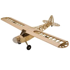 Dancing Hobby S0801 Balsa Wood RC Airplane 1.2M Piper Cub J-3 Remote Controller