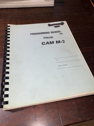 Mazak programming manual for - programming,