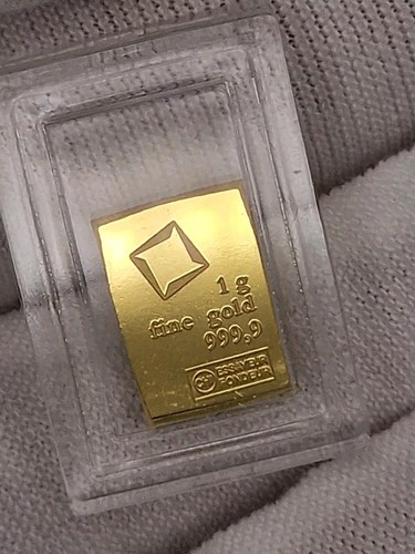 24karat gold bullion bar - 1g,