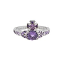 Vivienne Westwood Ismene Ring Lavender Purple With  Gift Packaging  RRP£115
