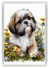 SHIH TZU CUTE PUPPY DOG ART
