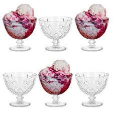 6 x Glass Prawn Cocktail Bowls