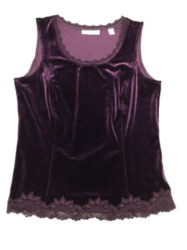 Coldwater creek 12 purple - m,
