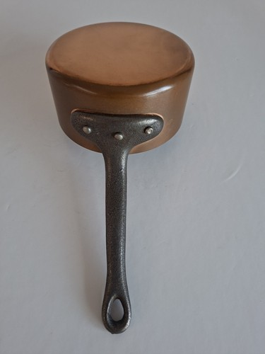 Vintage french copper saucepan - vintage,