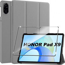 Smart Case For Honor Pad X9, X8 11.5in,X8a 11in Pro Stand Cover + Tempered Glass