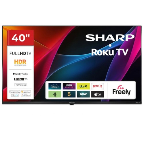 Sharp 40hd2125k 40in roku full - sharp,