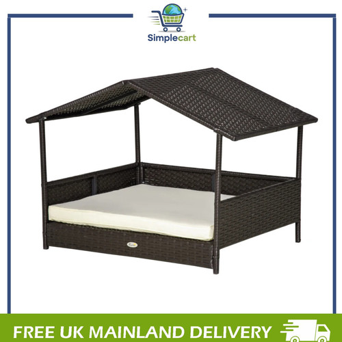 Wicker dog house rattan pet - rattan,