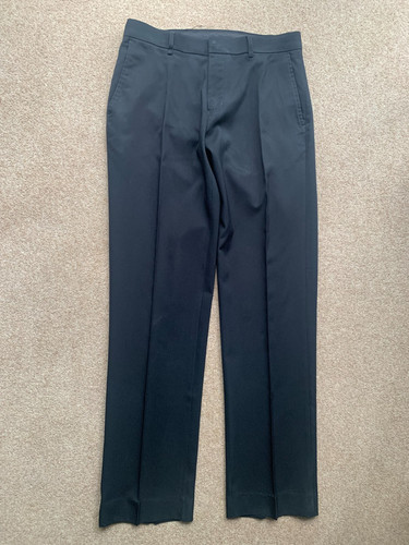 Mens black trousers - black, waist