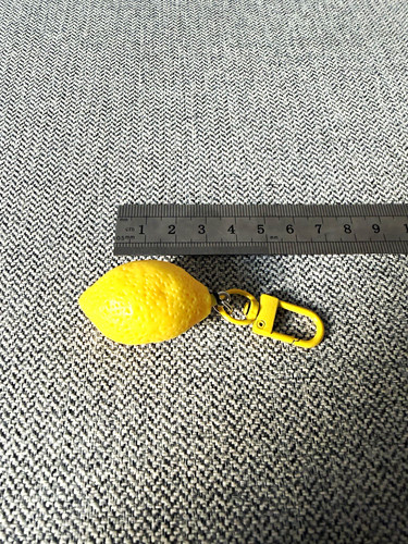 Yellow lemon novelty plastic - yellow,