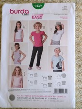 Burda Kids Sewing Pattern 9439