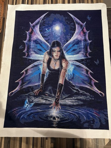 Completed large cross stitch - completed,