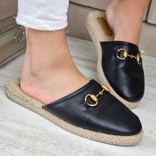 Gucci Fria Shearling Flats