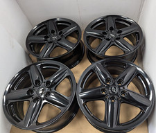 4x GLOSS BLACK GENUINE MINI PACEMAN COUNTRYMAN 16" ALLOY WHEELS